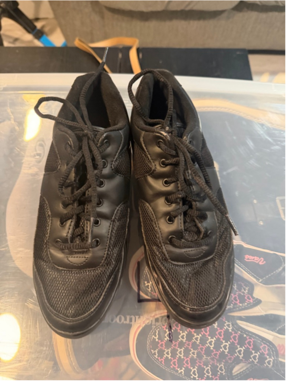 Women's Bloch Black Dance Sneakers Size 8.5